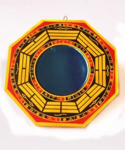 Gương Bát Quái Gỗ Mặt Lồi