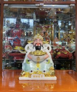 Tượng Thần Phát/Tượng Thần Tiền Triệu Công Minh Chiêu Tài Bột Đá Xanh