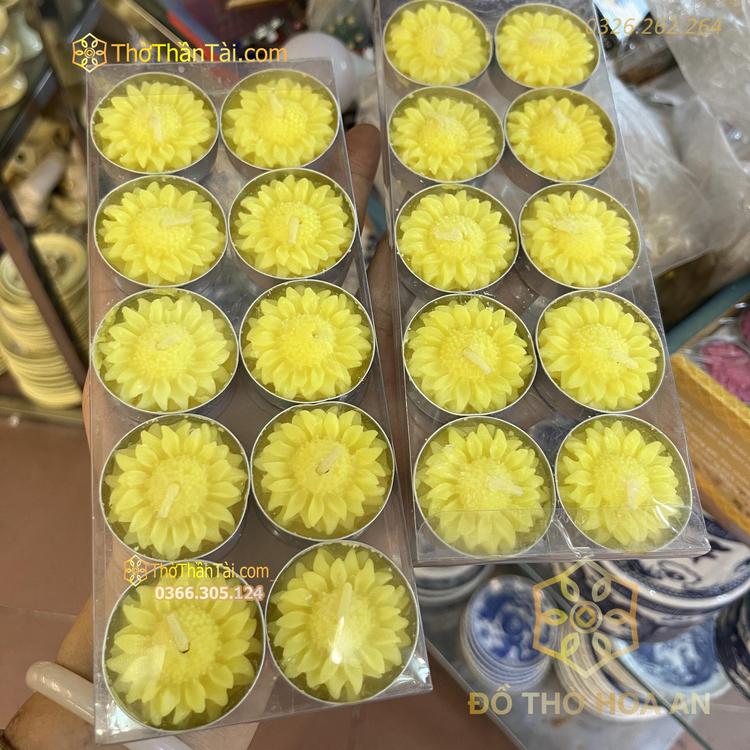 Nến Bơ Xu Hoa Sen 30'