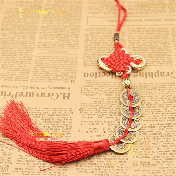 Dây Tiền Xu Ngũ Đế 5 Đồng