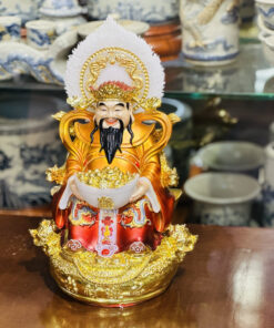 Tượng Thần Tiền Triệu Công Minh Địa Hiệu Ứng Đồng Gấm Đỏ