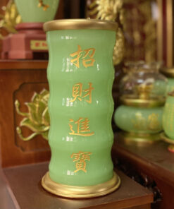 Ống Hương Lưu Ly Xanh Bọc Đồng