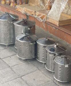 Lò Hóa Vàng Inox Tròn Dày