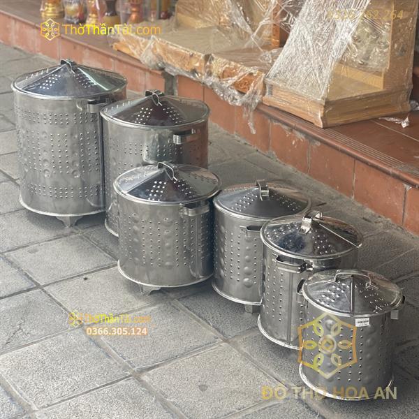 Lò Hóa Vàng Inox Tròn Dày