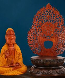 Tượng Phật Bà Quan Âm Gỗ Dát Kim