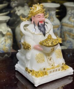 Tượng Thần Tiền/ Thần Phát Phú Quý Rồng Trắng