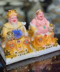 Tượng Thần Tài Thổ Địa Phú Quý Bột Đá Cam
