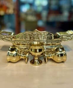 Kỷ Ngai Thờ 3 Chén Đồng Vàng
