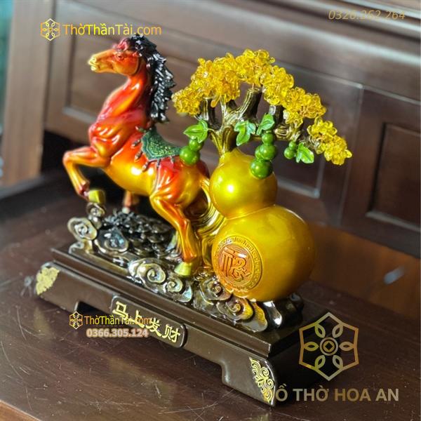 Ngựa Kéo Hồ Lô Phong Thủy