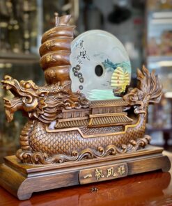 Thuyền Rồng Đồng Điếu Gỗ