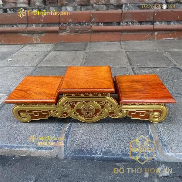 Tam Sơn Gỗ Hương Cánh Dơi, Kệ Kê Bát Hương Dát Vàng