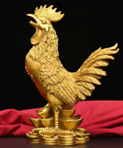 Tượng Gà Trống Chữ Phúc