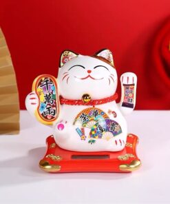 Mèo Thần Tài Năng Lượng 10cm