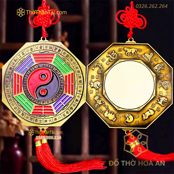 Gương Bát Quái Đồng Âm Dương Ngũ Hành