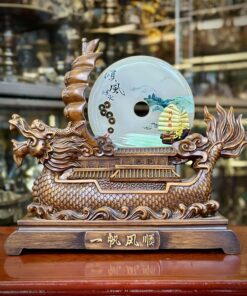 Thuyền Rồng Đồng Điếu Gỗ