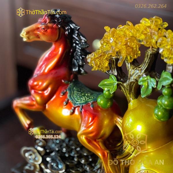 Ngựa Kéo Hồ Lô Phong Thủy