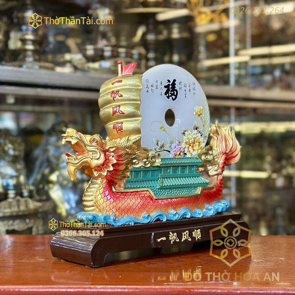 Thuyền Rồng Đồng Điếu Ngũ Sắc