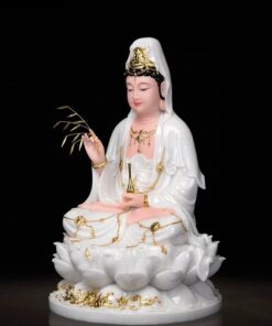 Tượng Quan Âm Đá Trắng 2401