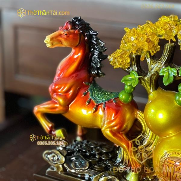 Ngựa Kéo Hồ Lô Phong Thủy