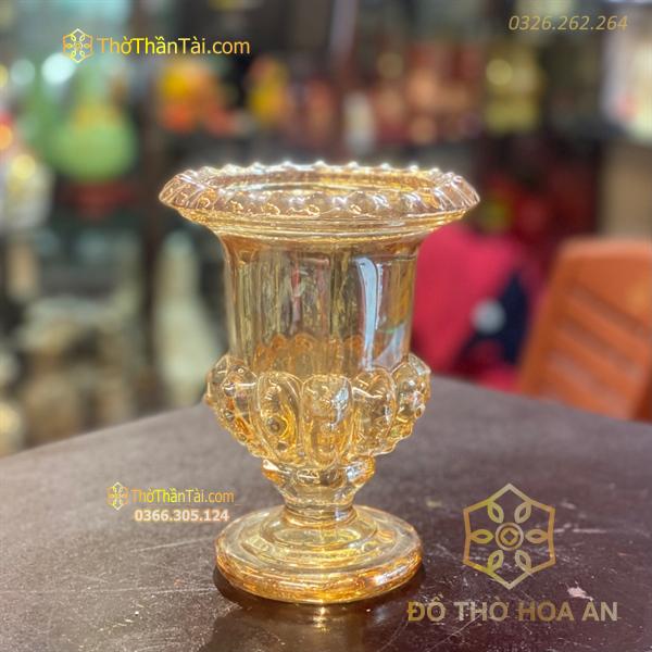 Ly Đựng Phật Thủ Thủy Tinh
