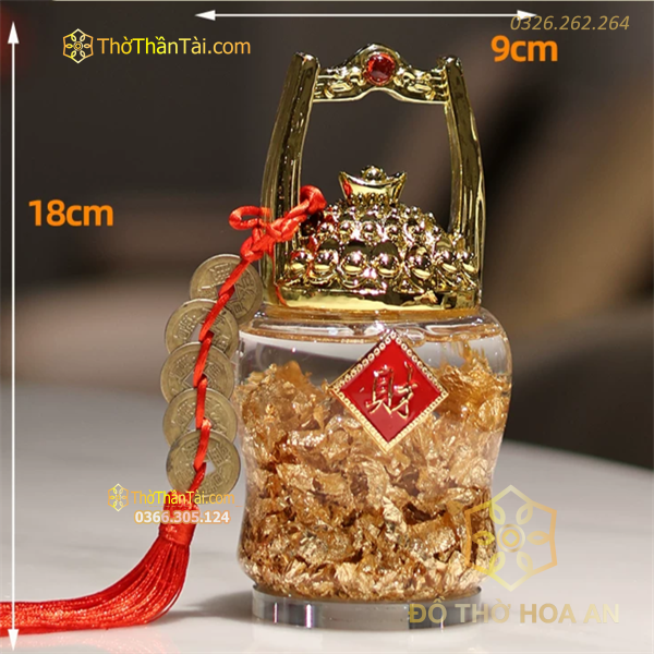 Xô Vàng Lá Chiêu Tài Lộc