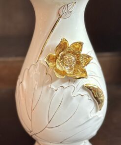 Lọ Hoa Bạch Ngọc Kim Sen