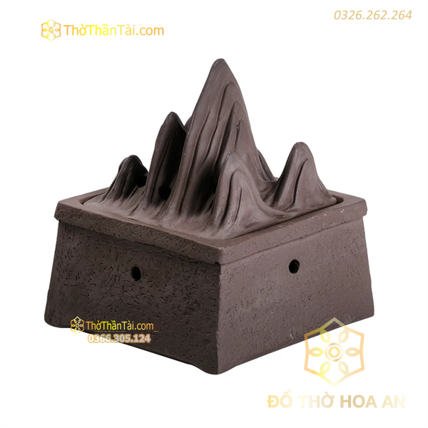Lư Đốt Trầm Hình Núi Đế Vuông