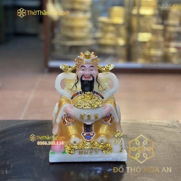 Tượng Thần Tiền/ Thần Phát Phú Quý Vàng Cam