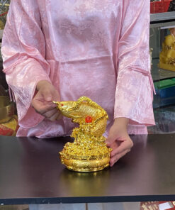 Tượng Cá Kim Long Tụ Bảo