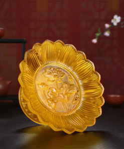 Mâm Bồng Thờ Lưu Ly Vàng