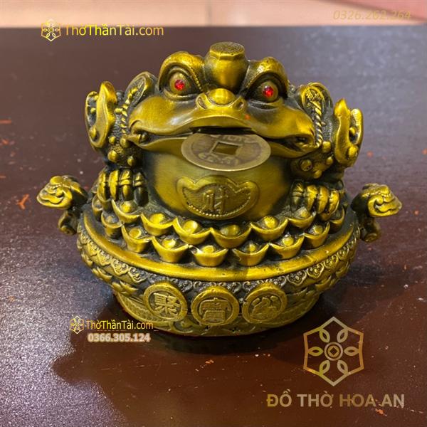 Cóc Thiềm Thừ Đồng Hũ Tài Lộc