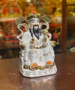 Tượng Thần Phát/ Tượng Thần Tiền Triệu Công Minh Sứ Trắng
