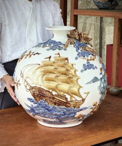 Bình Hút Lộc Thuận Buồm Xuôi Gió Đắp Nổi
