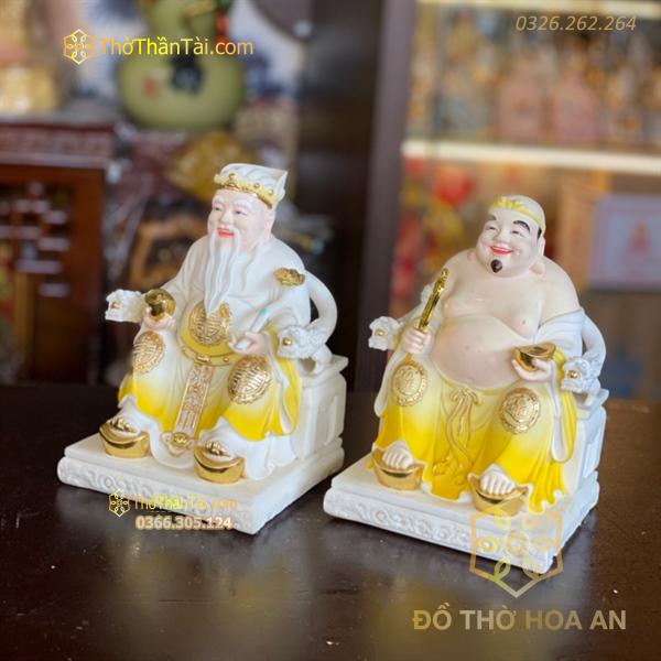 Tượng Thần Tài Thổ Địa Composite Vàng SP000925