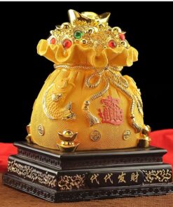 Túi Tiền Chiêu Tài Tiến Bảo Vàng Kim