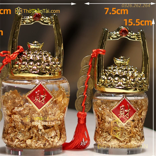 Xô Vàng Lá Chiêu Tài Lộc