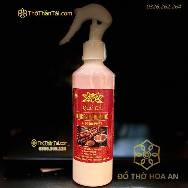 Chai Xịt Ngũ Vị Lau Ban Thờ