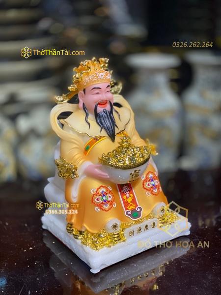 Tượng Thần Phát/ Tượng Triệu Công Minh Phú Qúy Bột Đá Cam