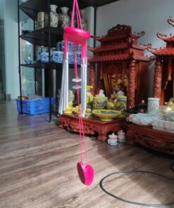 Chuông Gió Treo Gỗ Đỏ