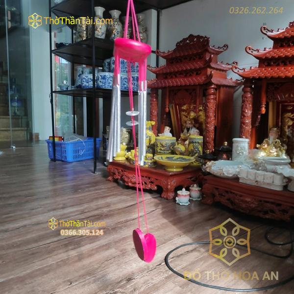 Chuông Gió Treo Gỗ Đỏ