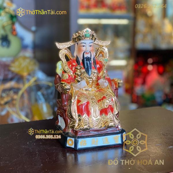 Tượng Thần Phát/ Tượng Thần Tiền Triệu Công Minh Sứ Đỏ