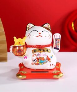Mèo Thần Tài Năng Lượng 10cm