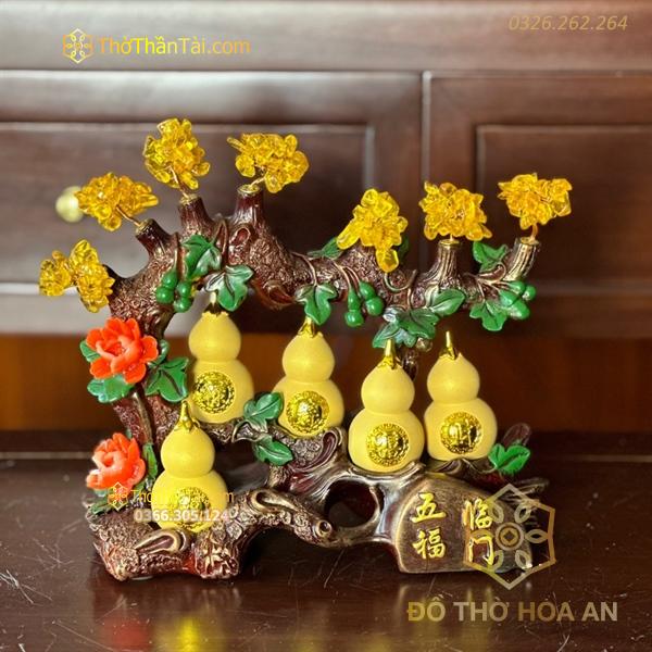 Ngũ Hồ Lô Vàng Kim Phong Thủy