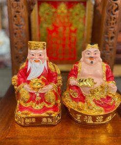 Tượng Thần Tài Thổ Địa Hồng Kông Đỏ