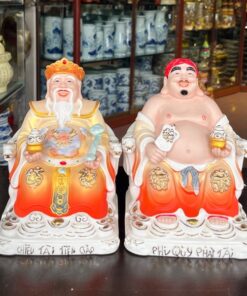 Tượng Thần Tài Thổ Địa Sứ Đỏ Đài Loan