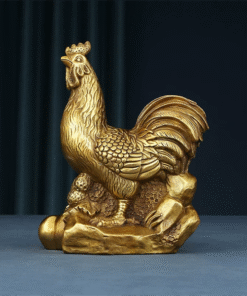 Tượng Linh Vật Gà Đồng Phong Thuỷ