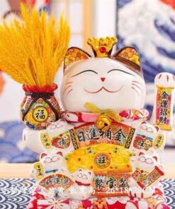 Mèo Thần Tài Đế Vương Nhật Tiến Đấu Kim