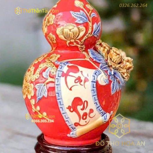 Hồ Lô Hút Lộc Tài Lộc Đắp Nổi