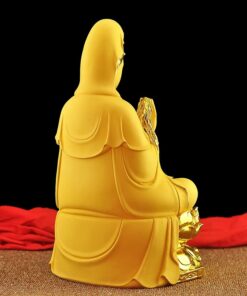 Tượng Phật Bà Quan Âm Composite Vàng