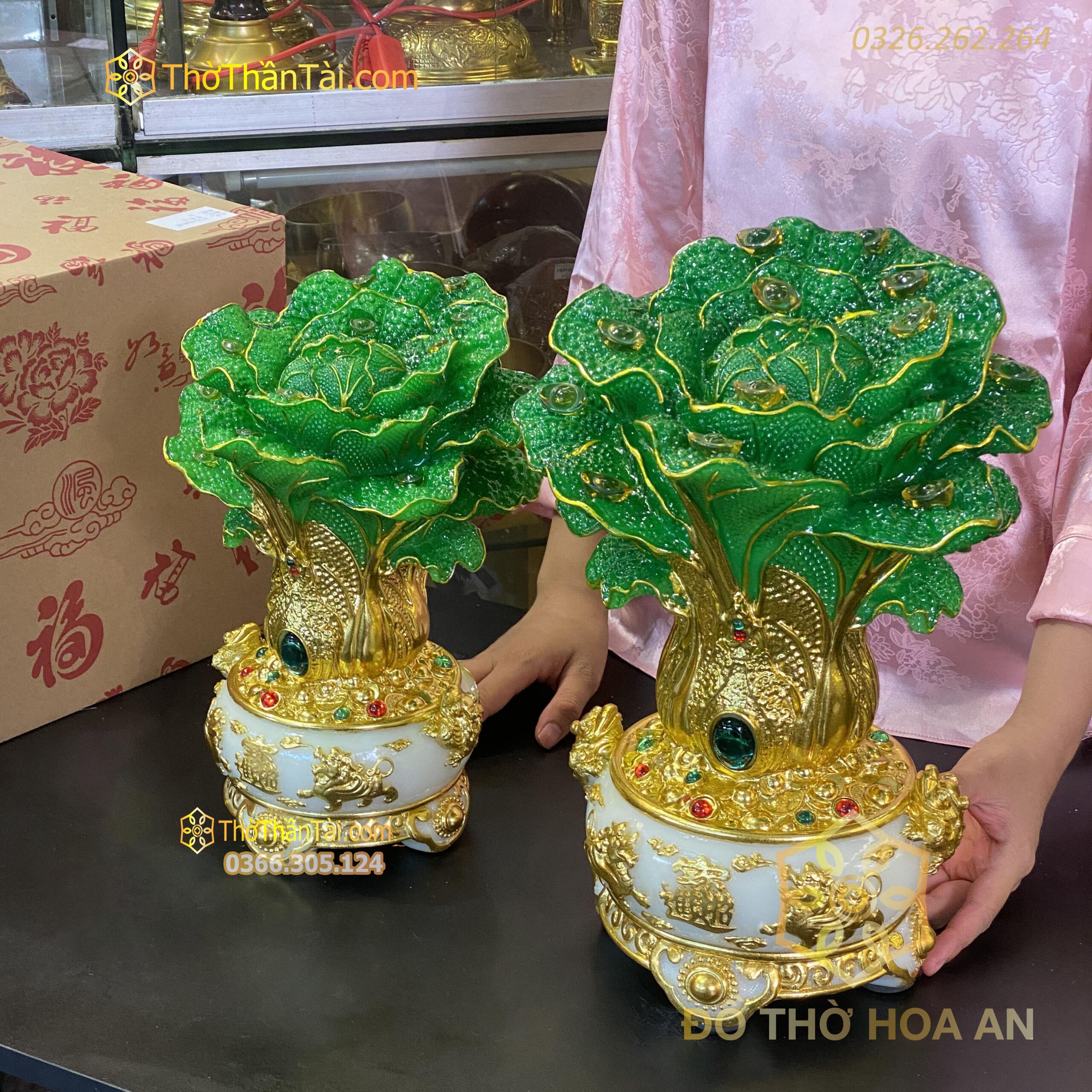 Bảo Bồn Tụ Của Cải Dát Vàng